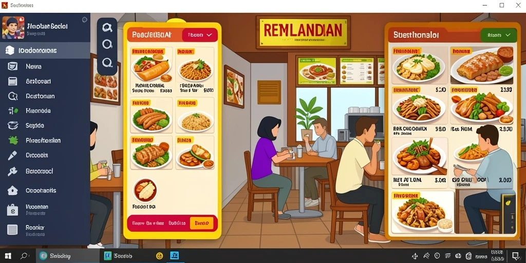 Tangkapan layar menampilkan karakter utama dalam petualangan epik.