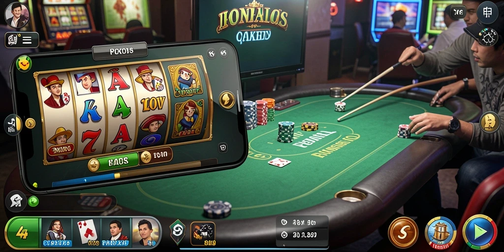 Tampilan utama LUCKYRP yang menarik dan penuh warna.