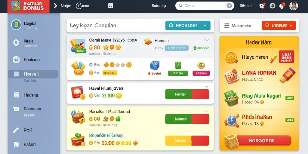 Tampilan antarmuka TOGELUP yang modern dan atraktif.