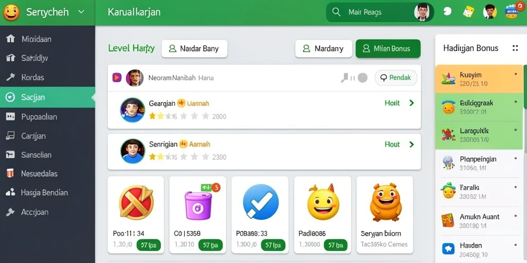 Screenshot menampilkan antarmuka utama TOTO22.
