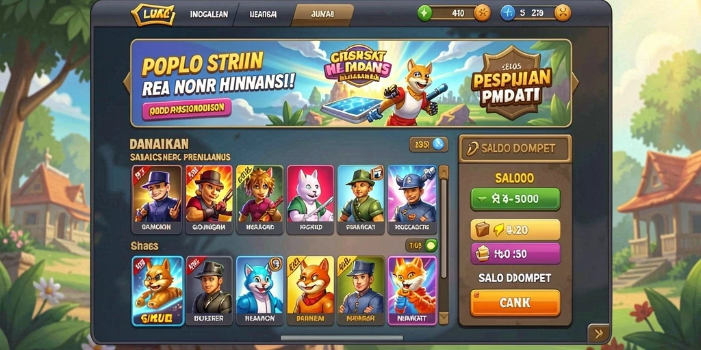Tampilan antarmuka yang menarik dan responsif.