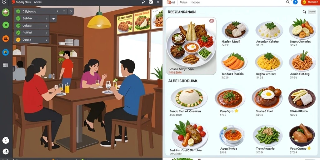 Tampilan antarmuka yang intuitif dan menarik.